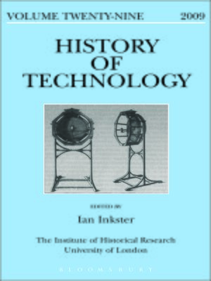 cover image of History of Technology, Volume 29